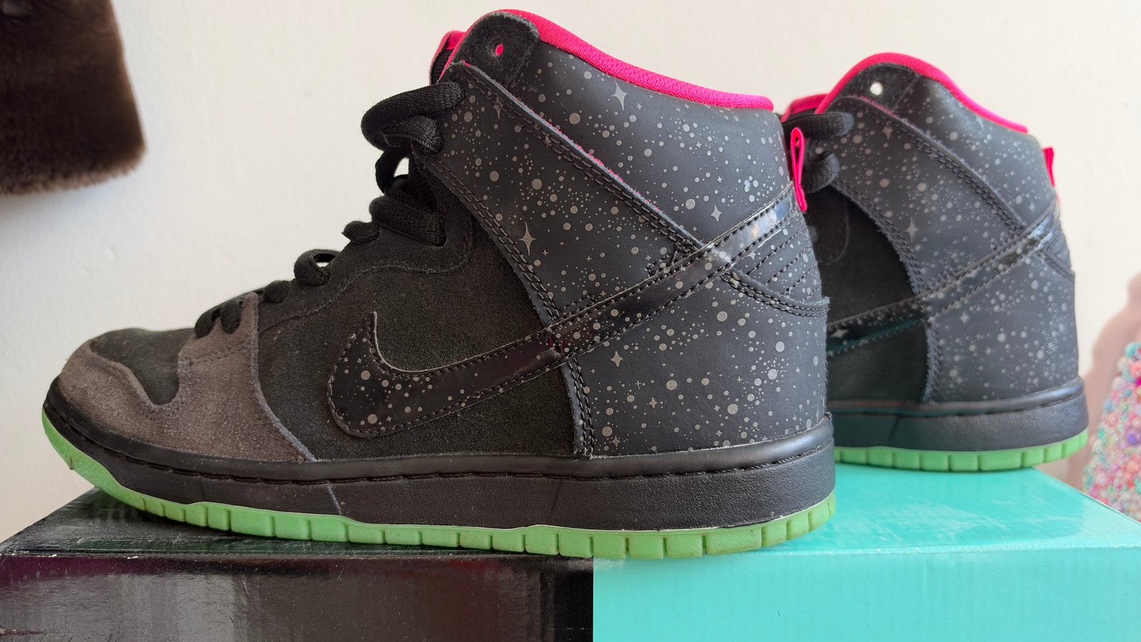 Nike SB Dunk High Premium 'Northern Lights' (2014), Overige kleuren, Ophalen of Verzenden, Sneakers of Gympen, Zo goed als nieuw