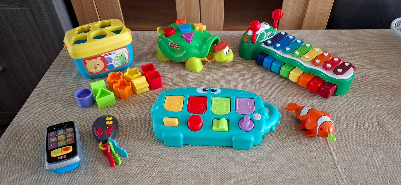 Grote set Fisher-Price en Little Tikes babyspeelgoed, Ophalen of Verzenden, Gebruikt, Overige typen, Met licht