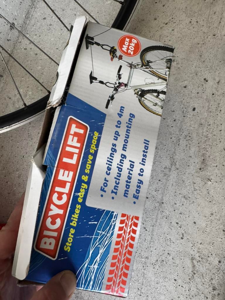 Fietslift voor plafondmontage 12€ Sparta/ Batavus onderdelen, Ophalen of Verzenden, Gebruikt, Kabelslot