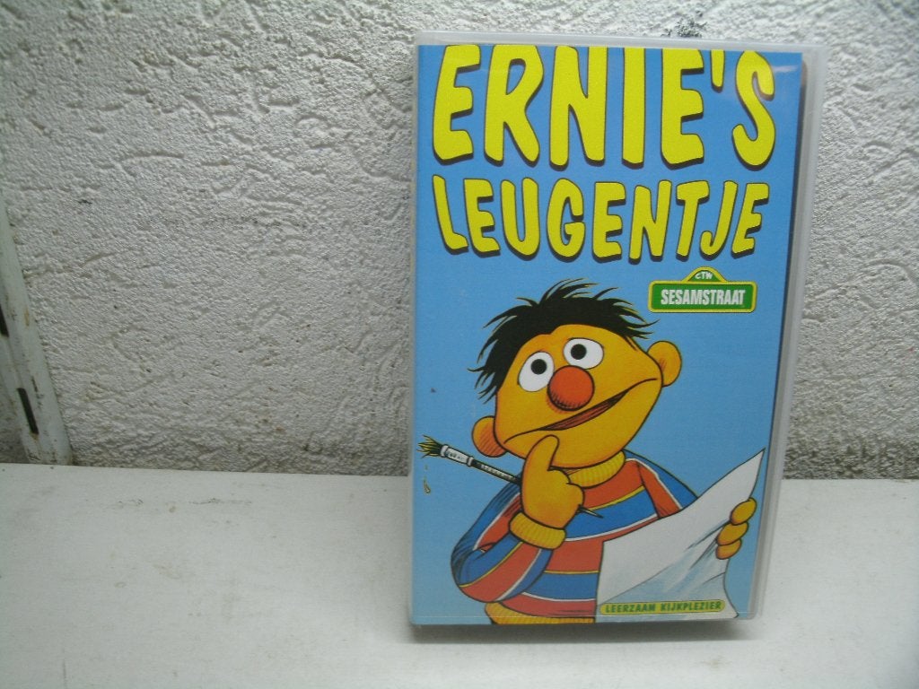 vhs 124a ernie's leugentje sesamstraat, Cd's en Dvd's, VHS | Kinderen en Jeugd, Ophalen of Verzenden, VHS