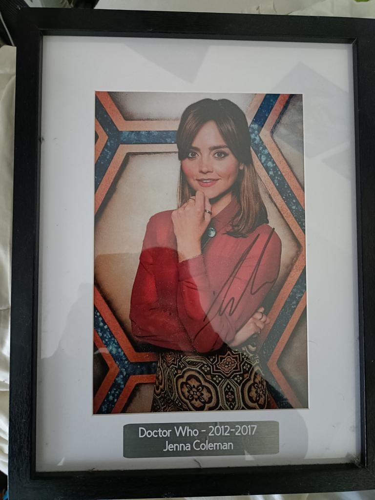 Gesigneerde poster van Jenna Coleman, Ophalen of Verzenden