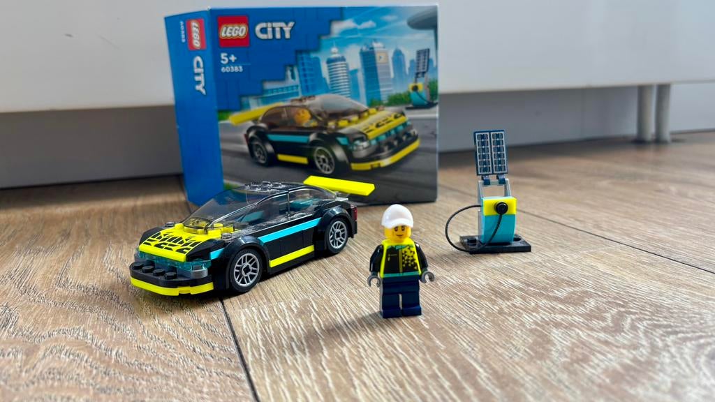 60383 Lego City Elektrische sportwagen, City, Lego, Ophalen of Verzenden, Zo goed als nieuw