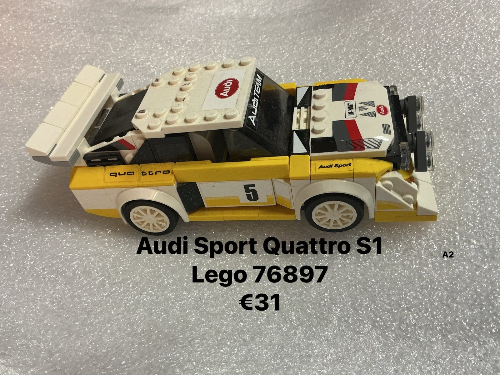 Lego Speed Champions Audi Sport Quattro S1 (76897), Gebruikt, Lego, Compleet, Complete set