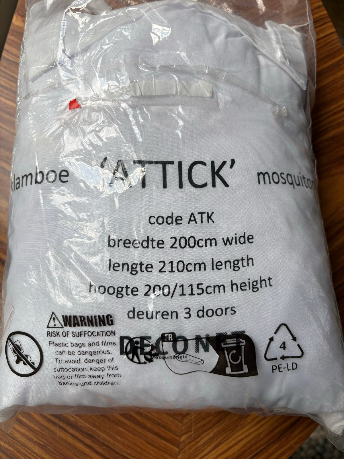 Deconet 'ATTICK' Klamboe - Nieuw in verpakking, Ophalen of Verzenden, Zo goed als nieuw
