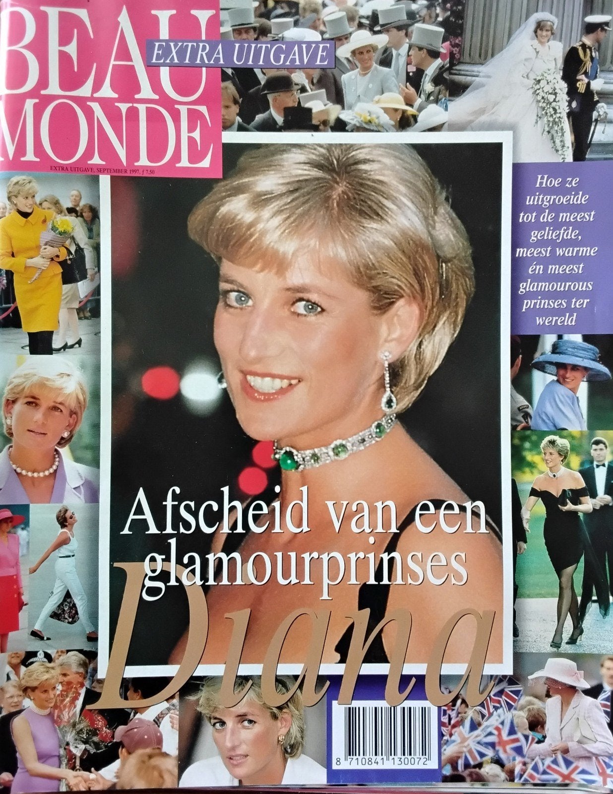 Beau Monde Extra Uitgave Diana - Afscheid glamourprinses, Ophalen of Verzenden, Gelezen, Gossip of Showbizz