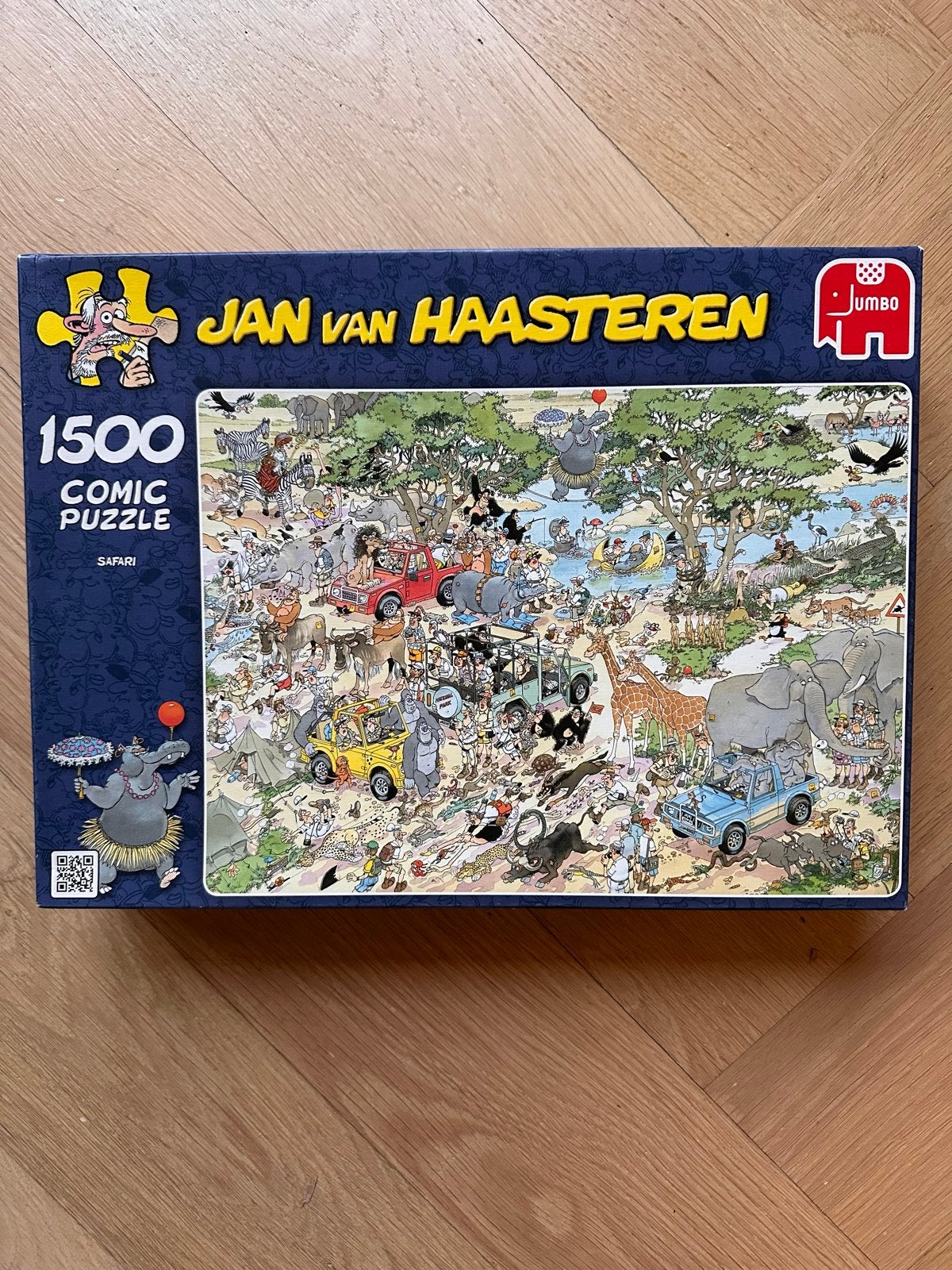 Jan van Haasteren Safari Comic Puzzel 1500 stukjes, Ophalen, 500 t/m 1500 stukjes, Zo goed als nieuw, Legpuzzel