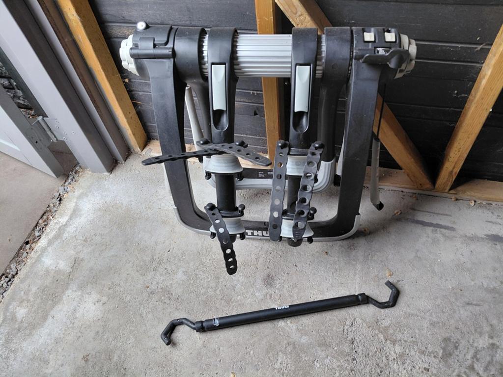 Thule fietsendrager achterklep, Auto diversen, Fietsendragers, Gebruikt, Achterklepdrager, 2 fietsen, Ophalen