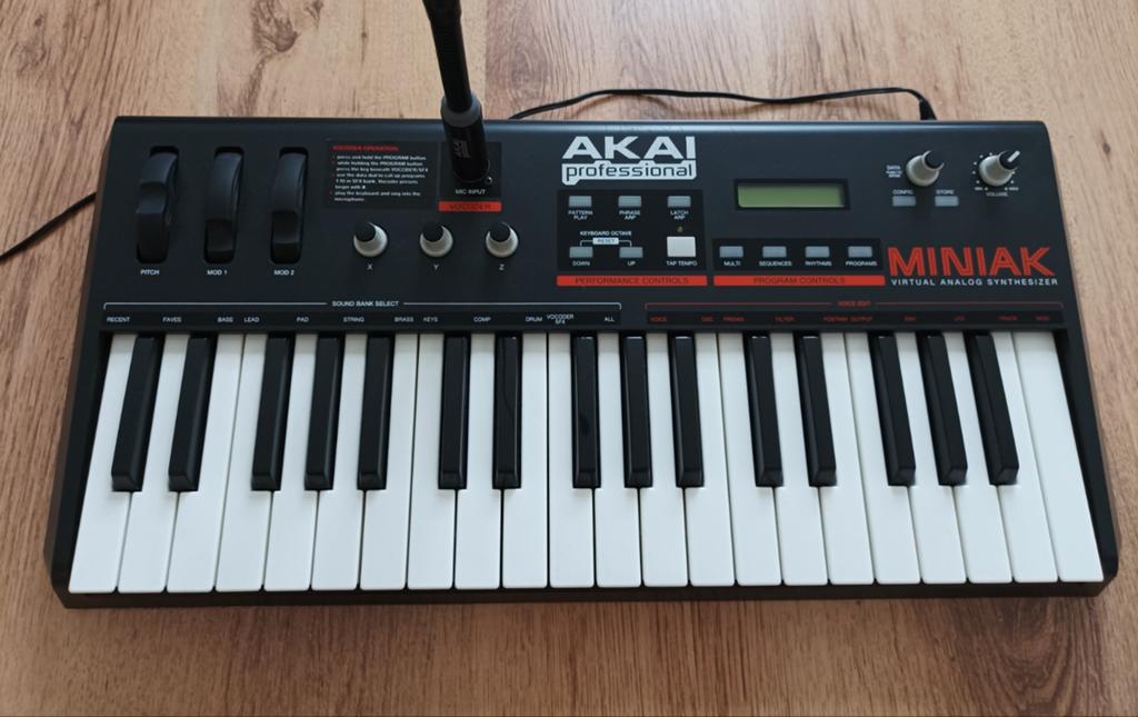 Akai Miniak  VA Synthesizer vocoder, Ophalen of Verzenden, Zo goed als nieuw, Overige aantallen, Overige merken