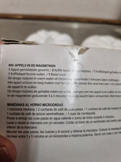 magnetron schalen appels 2 stuks, Ophalen of Verzenden, 'T Olde Gre-j, Info@toldegrej.nl, Endepoelstraat 20f Didam