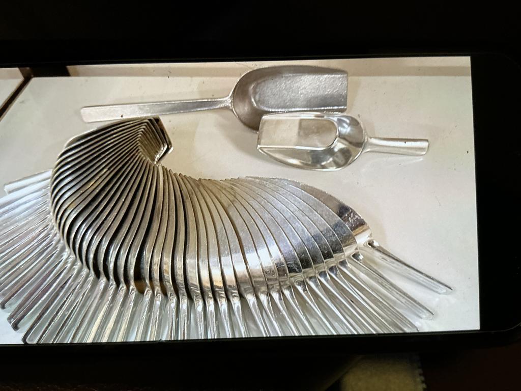 Maatschepjes aluminium 26 stuks + 1 grote schep, Ophalen of Verzenden
