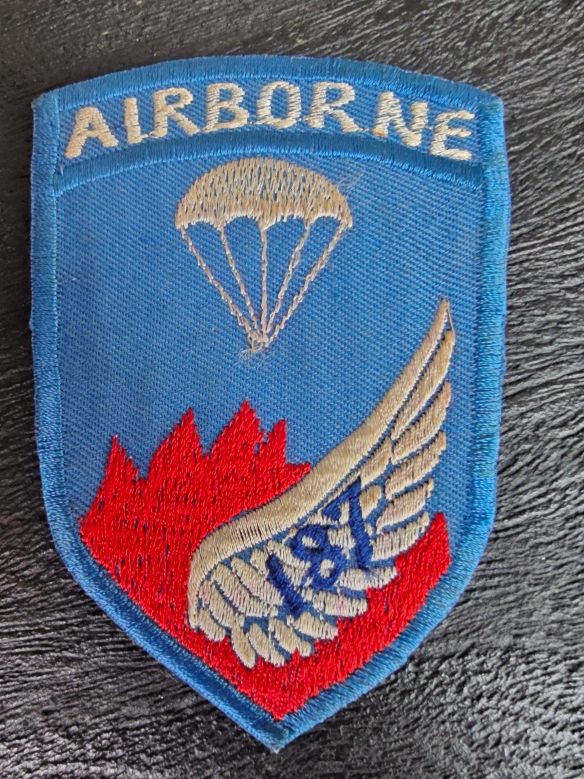 Patch , PARATROOPER PATCH - 187th - 101st AIRBORNE - HAMBURG, Verzamelen, Militaria | Algemeen, Ophalen of Verzenden, Landmacht