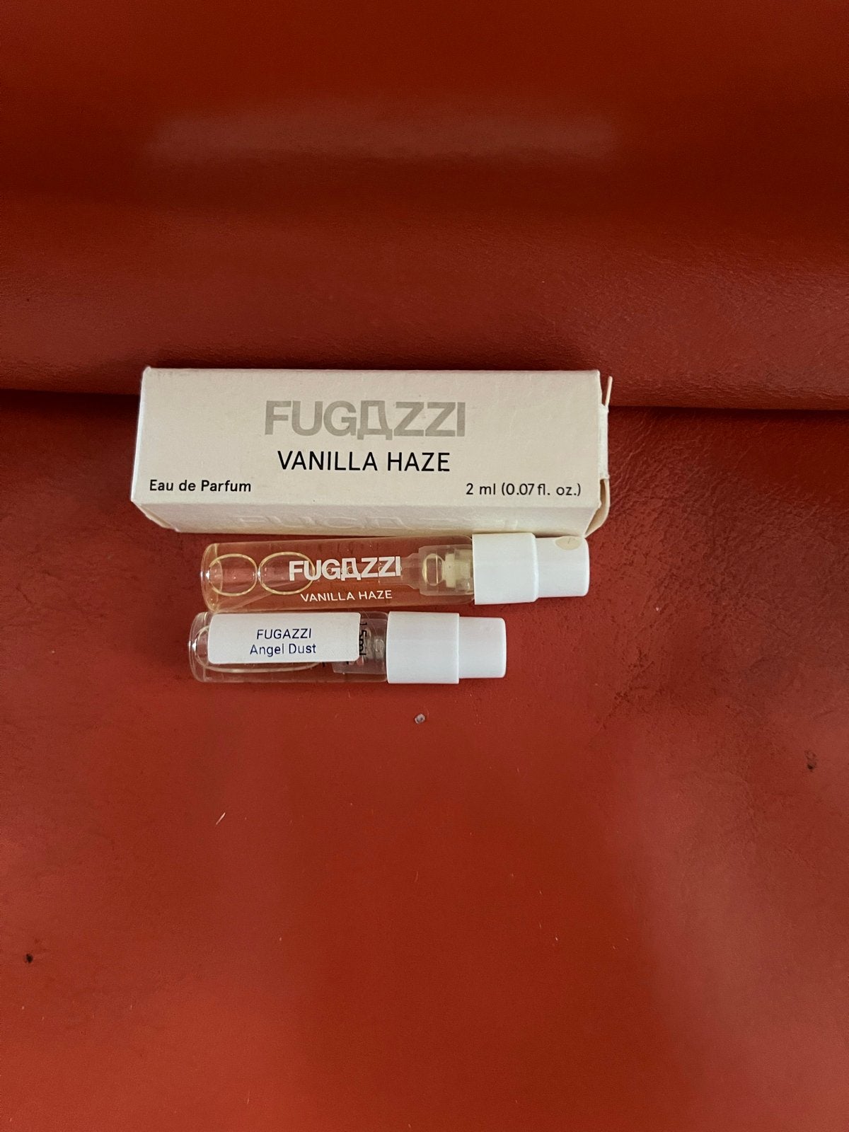 Fugazzi Vanilla Haze & Angel Dust samples (2ml), Sieraden, Tassen en Uiterlijk, Uiterlijk | Parfum, Ophalen of Verzenden, Nieuw