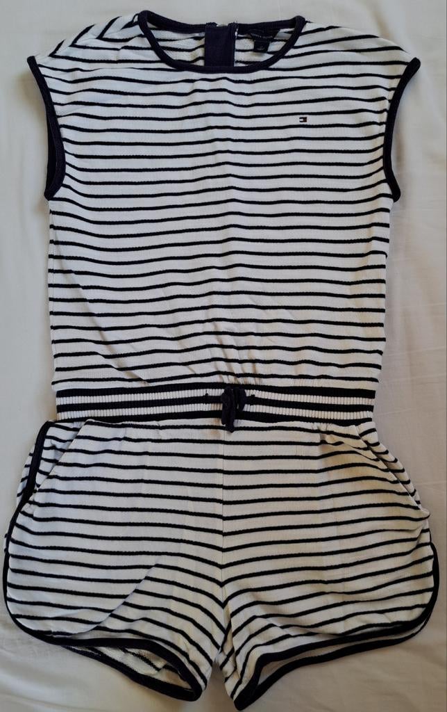 Tommy Hilfiger gestreepte jumpsuit maat 152 12 jaar, Gebruikt, Meisje, Tommy Hilfiger, Ophalen