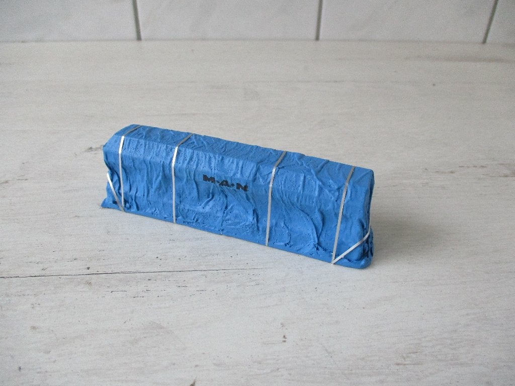 Heico M.A.N. Scheepsdiesel Afdekzeil Schaal 1:87, Ophalen, Zo goed als nieuw, Bus of Vrachtwagen, Overige merken