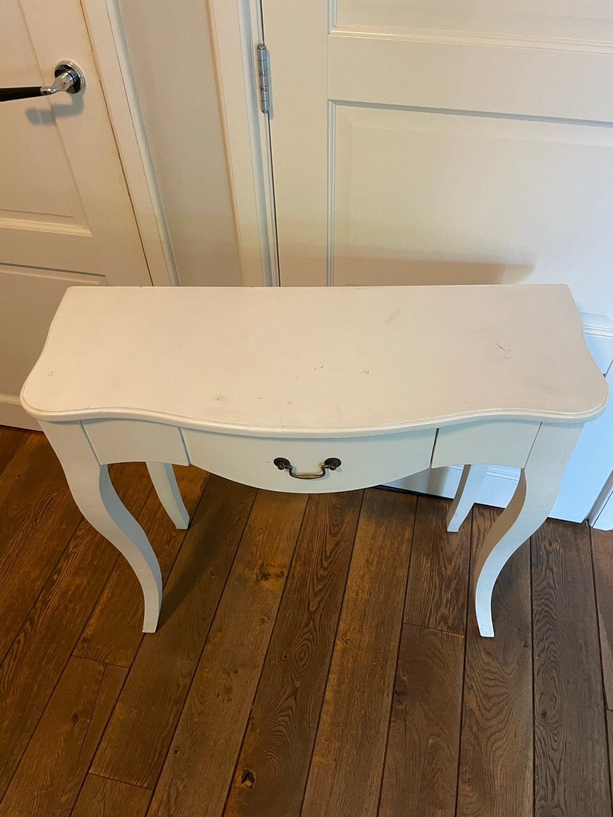 Degelijke console tafel met lade - Gebruikt maar goed, Gebruikt, 50 tot 100 cm, Ophalen of Verzenden, Minder dan 25 cm