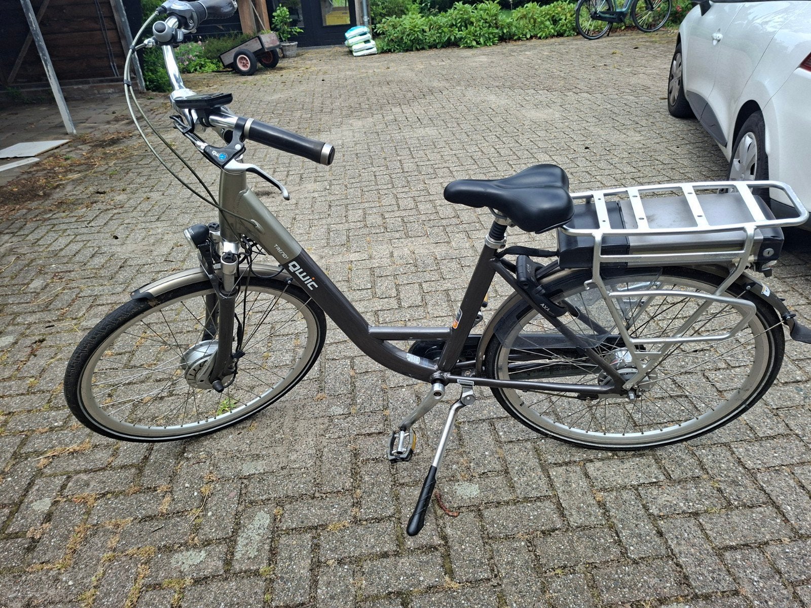 Qwic elek. Damesfiets. Goede accu, bedieningskastje defect, 51 tot 55 cm, Ophalen, Gebruikt, Qwic