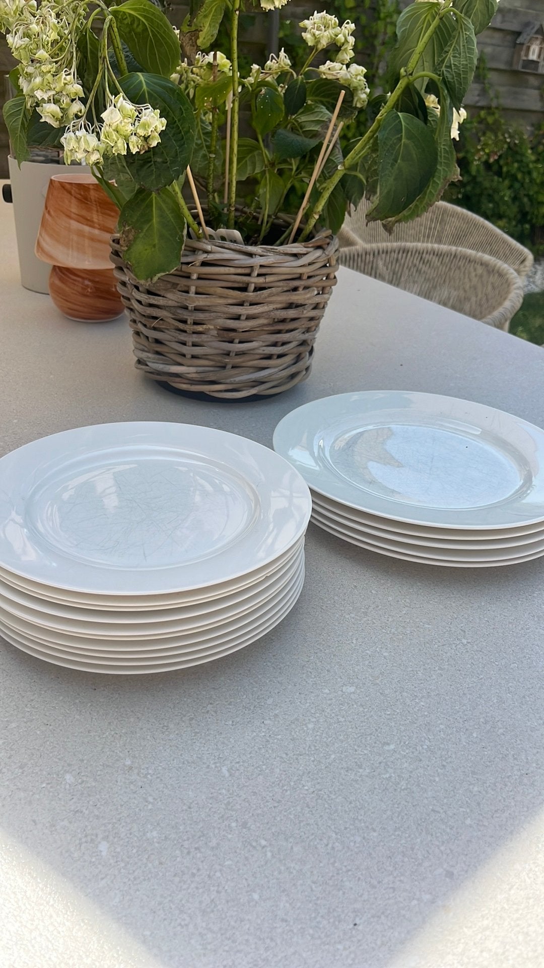 Diner (12 st) en ontbijtborden (10 st), Antiek en Kunst, Antiek | Servies compleet, Ophalen