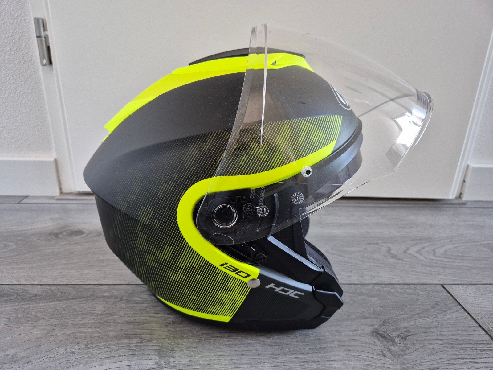HJC motorhelm, in nieuwstaat (nooit gedragen). Maat L, Ophalen of Verzenden, Nieuw zonder kaartje, Systeemhelm, HJC