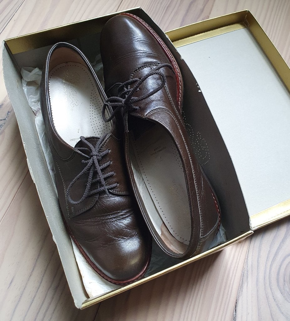 zgan vintage / retro schoenen van Sioux, mt 7/ 38,5 of 39, Bruin, Sioux, Overige typen, Ophalen of Verzenden