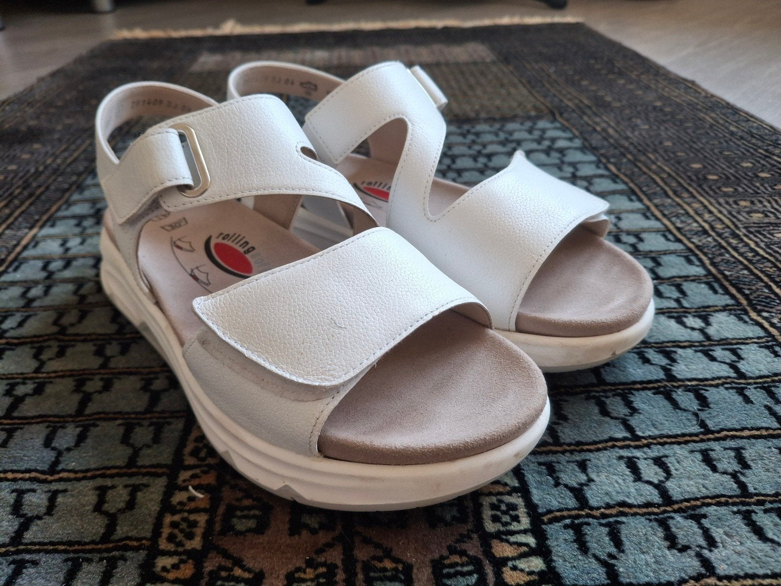 Gabor rollingsoft witte sandalen 37, Kleding | Dames, Schoenen, Wit, Gabor, Zo goed als nieuw, Sandalen of Muiltjes