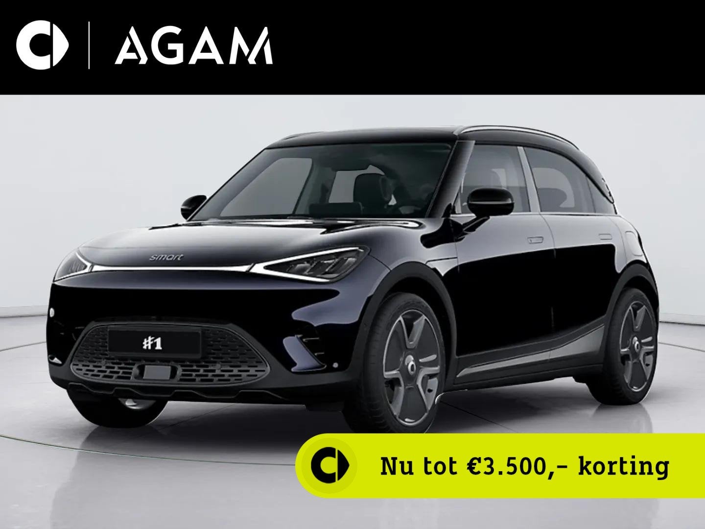 smart #1 Pro+ 66 kWh, Auto's, Automaat, Achterwielaandrijving, Blauw, Stoelverwarming