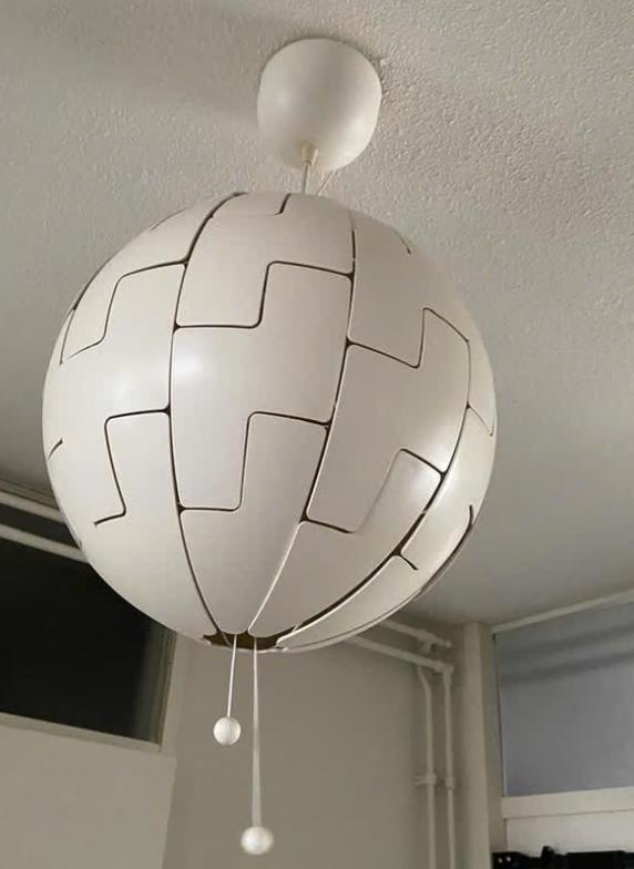 IKEA PS 2014 Plafondlamp, Huis en Inrichting, Lampen | Hanglampen, Ophalen of Verzenden, Zo goed als nieuw, Space age, Minder dan 50 cm