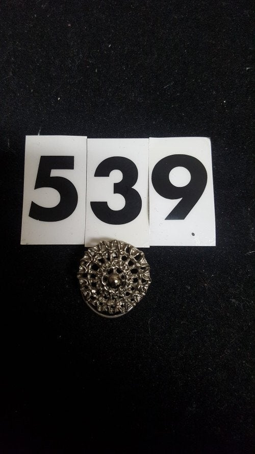s 359, stropdas clip zilverkleurig, rond, Ophalen of Verzenden, 'T Olde Gre-j, Info@toldegrej.nl, Endepoelstraat 20f Didam
