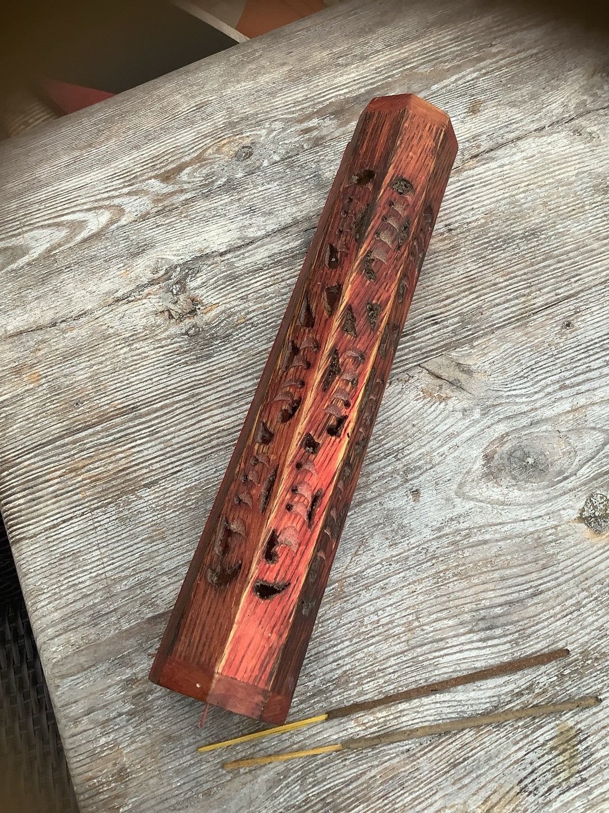 Houten Wierookbrander, Hout, Gebruikt, Ophalen of Verzenden, Oosters