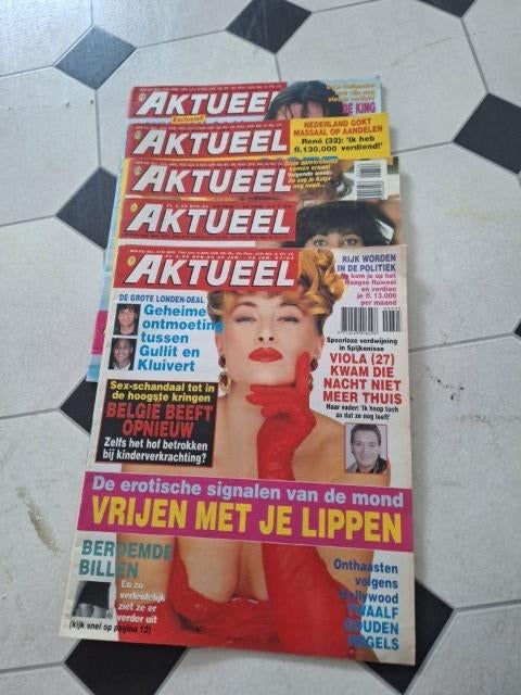 5 stuks Aktueel magazine uit 1997, Verzamelen, Verzenden, 1980 tot heden, Nederland, Tijdschrift