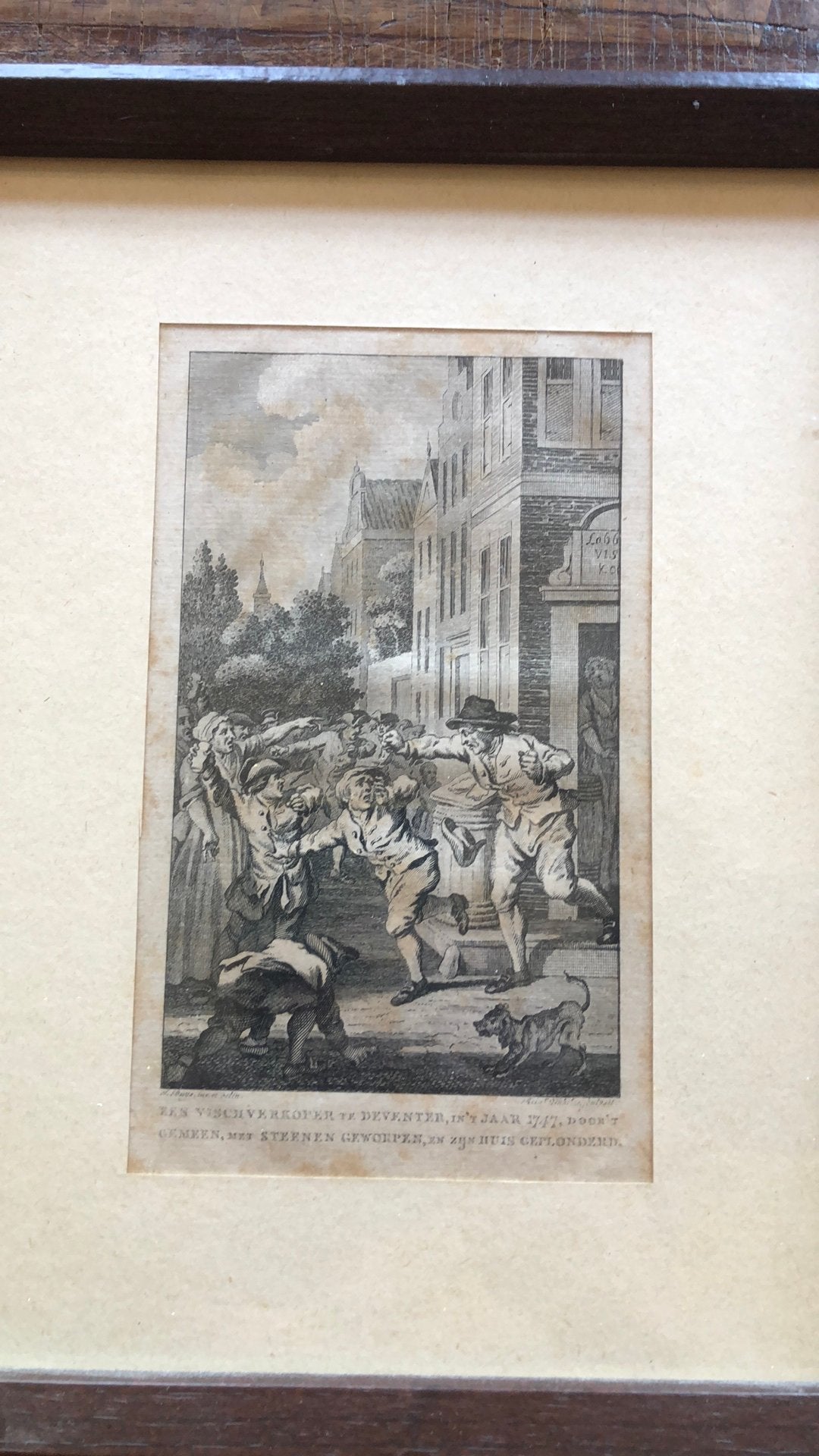 Antieke gravure, Antiek en Kunst, Ophalen of Verzenden