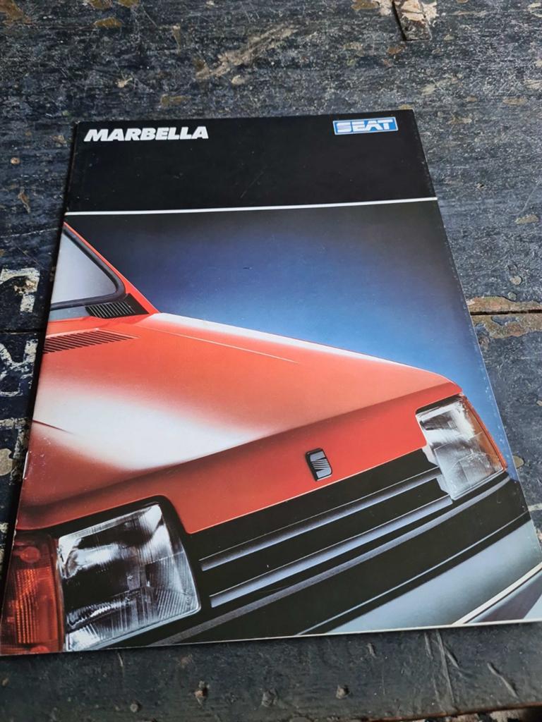 Seat Marbella  1990, Boeken, Auto's | Folders en Tijdschriften, Ophalen of Verzenden, Nieuw, Overige merken