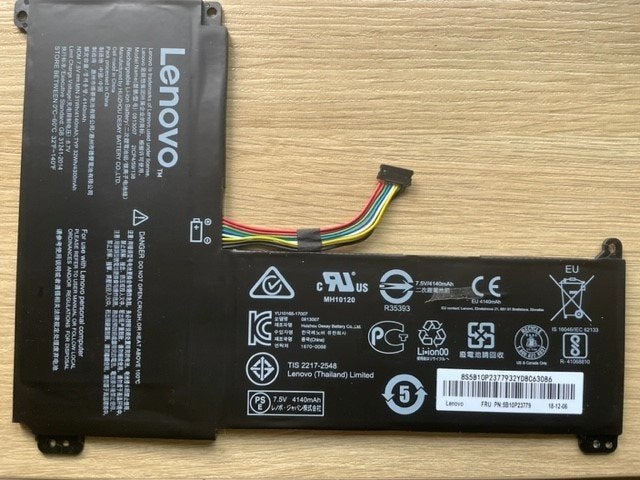 Lenovo ideapad 130-14IGM Accu, Computers en Software, Ophalen, Zo goed als nieuw, Lenovo