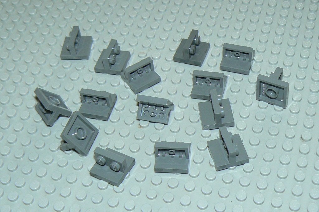 L389 Speciale stenen nieuwe kleur donker grijs 15 (bracket), Ophalen of Verzenden, Nieuw, Losse stenen, Lego