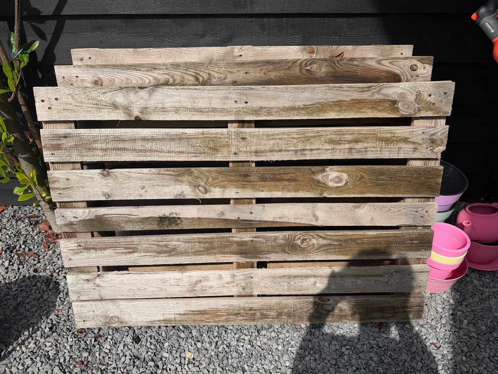 3 pallets 120cm x 80cm, Doe-het-zelf en Verbouw, Hout en Planken, Ophalen, Zo goed als nieuw, Pallet, Minder dan 200 cm