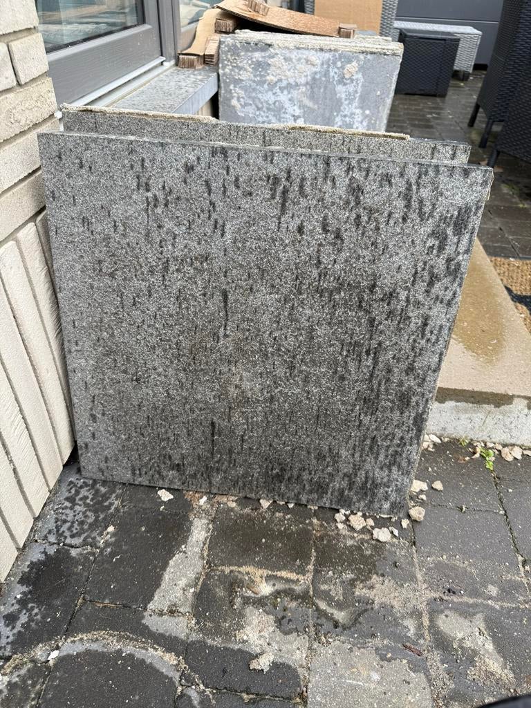 Tegels 50x50 Terrastegels, Ophalen, Gebruikt, 5 tot 10 m², Beton