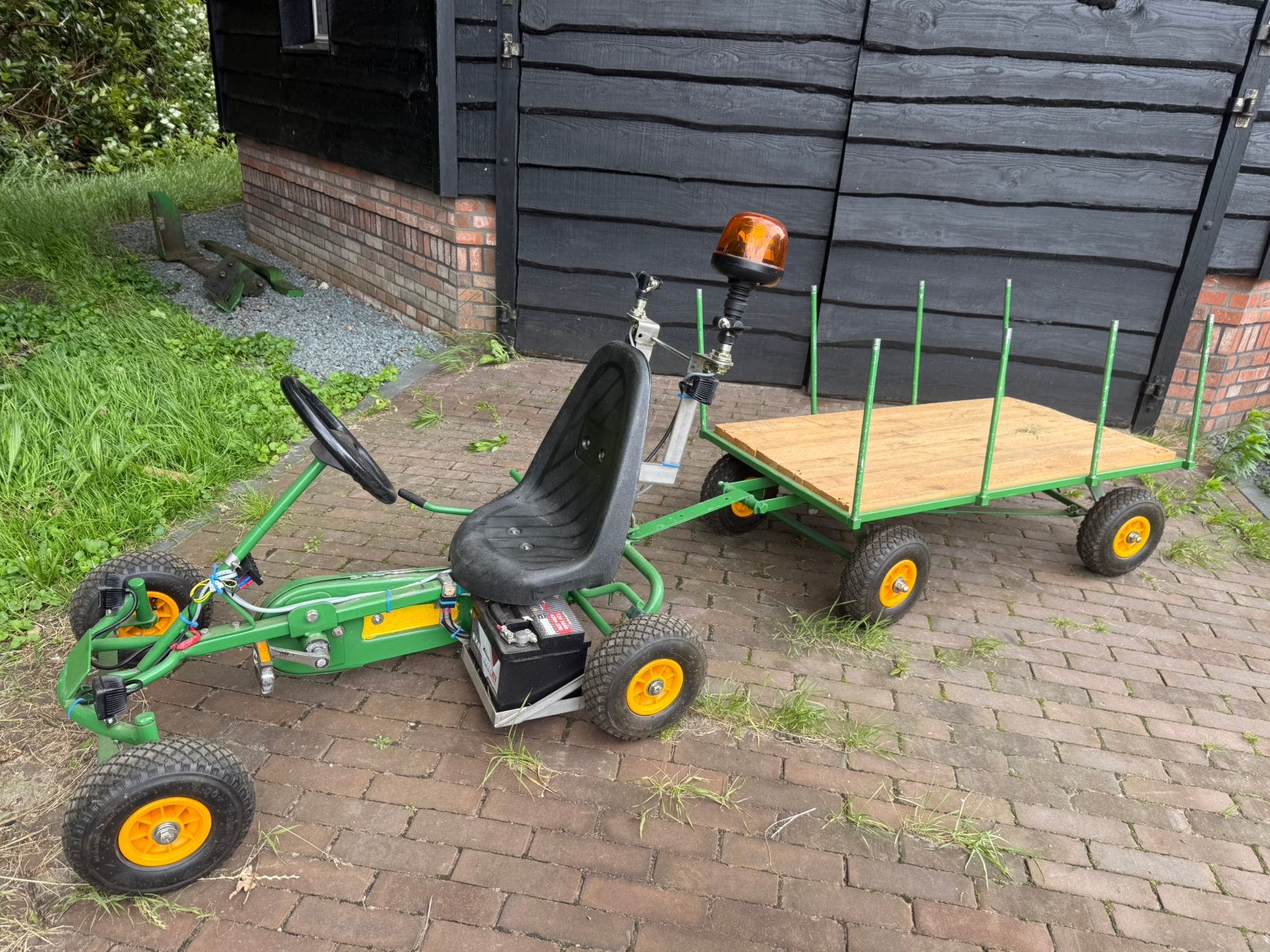 Skelter met aanhanger, Ophalen, Gebruikt, Overige merken