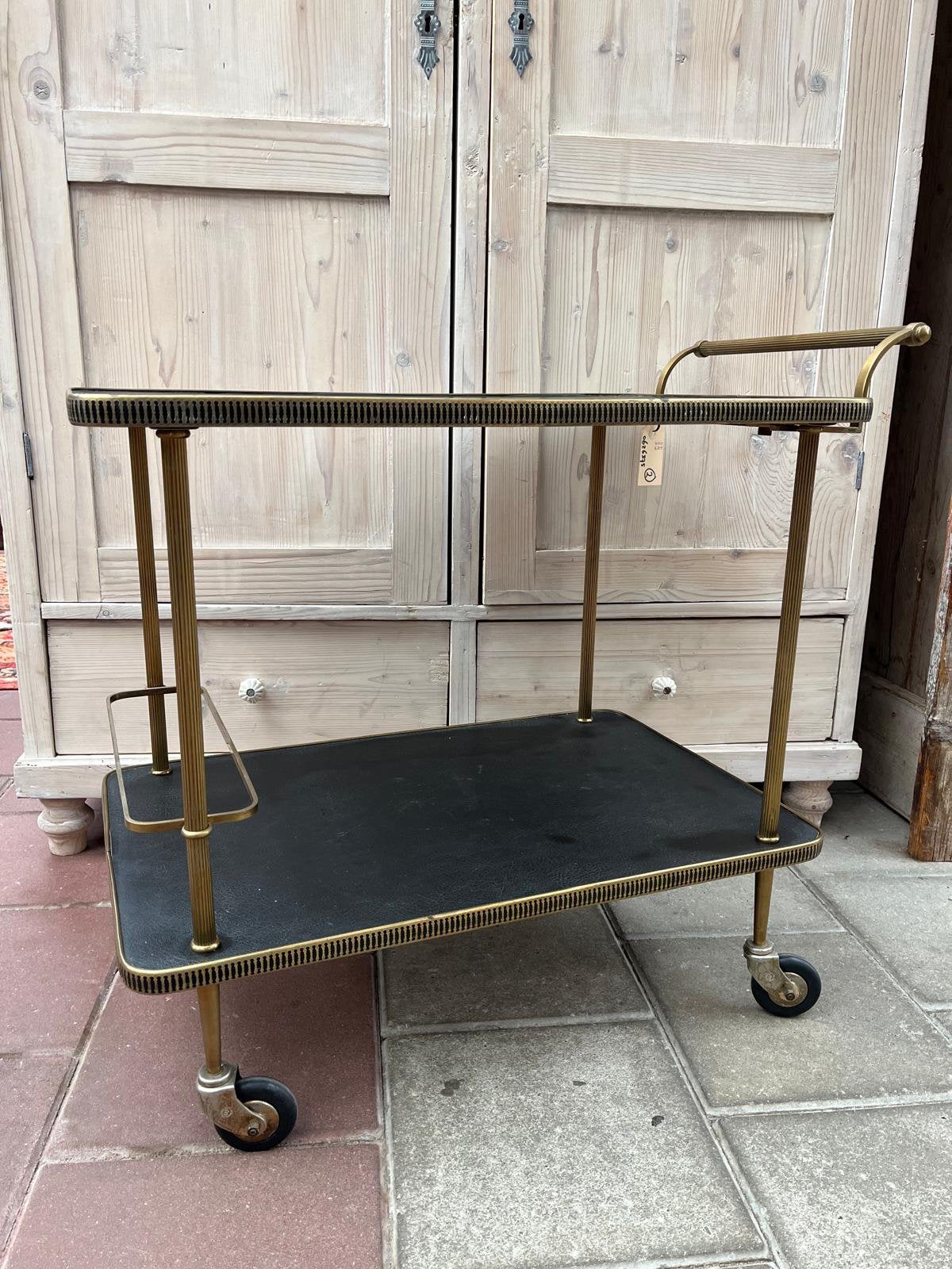Vintage Italiaanse serveerwagen, Ophalen