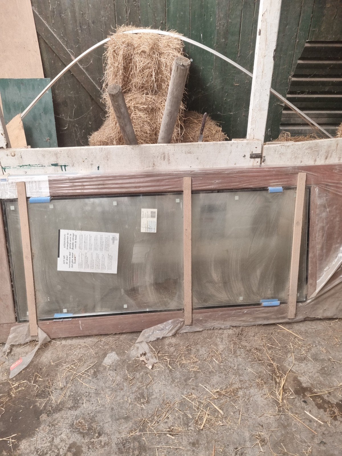 Nieuwe hardhouten buitendeur merbau 201.5 x 83.0 cm, Doe-het-zelf en Verbouw, Ophalen, 80 tot 100 cm, Nieuw, Buitendeur