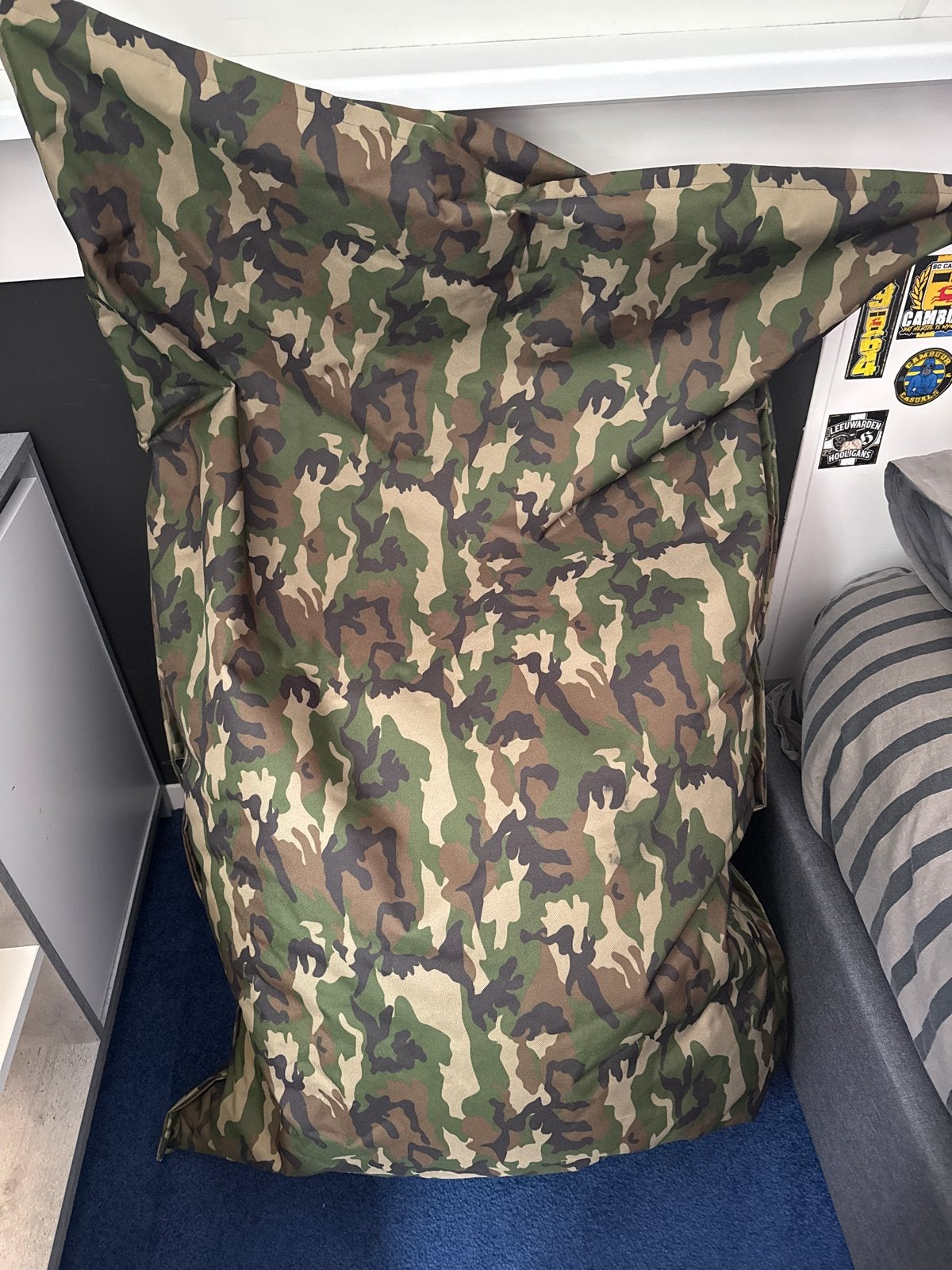 Zitzak camouflage print - Comfortabel en stoer, Ophalen, Gebruikt, Meerkleurig, Zitzak