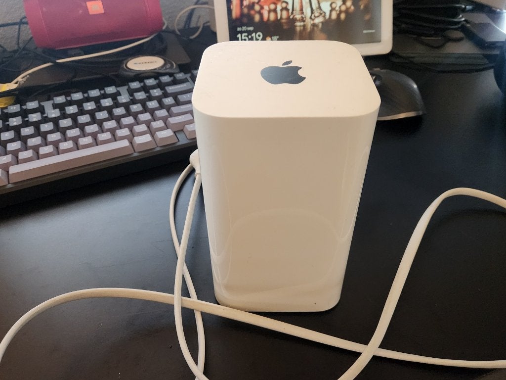 Apple AirPort Time Capsule 2TB A1470 - werkend, Computers en Software, Ophalen of Verzenden, Gebruikt, Router, Apple