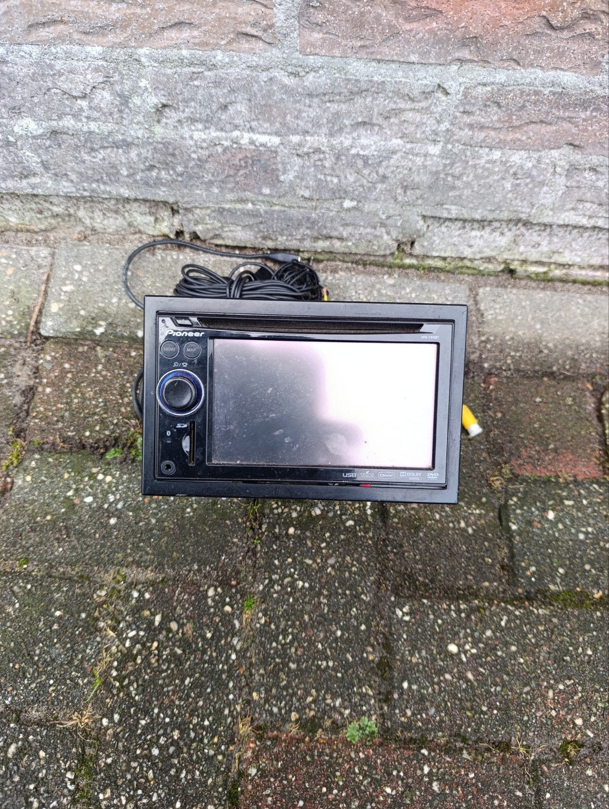 Pioneer autoradio met scherm en bekabeling, Ophalen of Verzenden