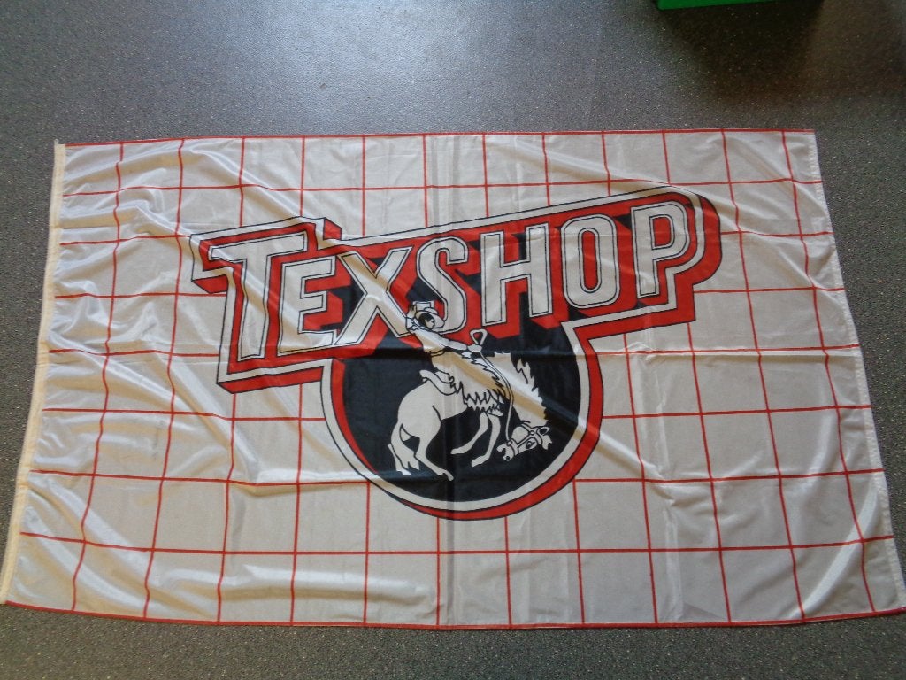 Vlag van Texshop, Diversen, Ophalen of Verzenden, Zo goed als nieuw