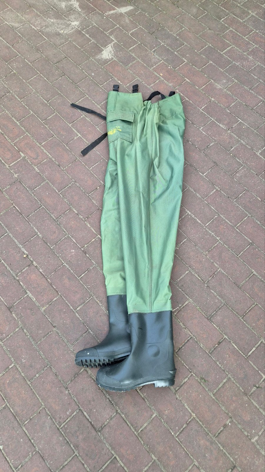 Groene waadbroek - Maat 45, Ophalen, Gebruikt, Kleding