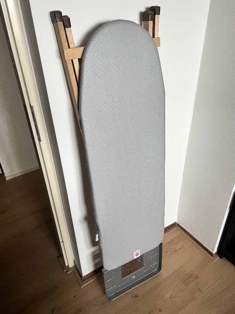 Brabantia strijkplank B 124x38 cm grijs, Ophalen, Gebruikt