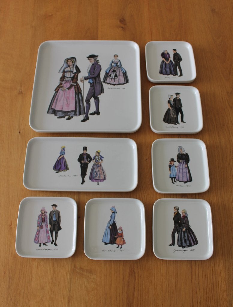 Villeroy & Boch 8-delig gebakstel - Burgherdragt serveerstel, Ophalen of Verzenden