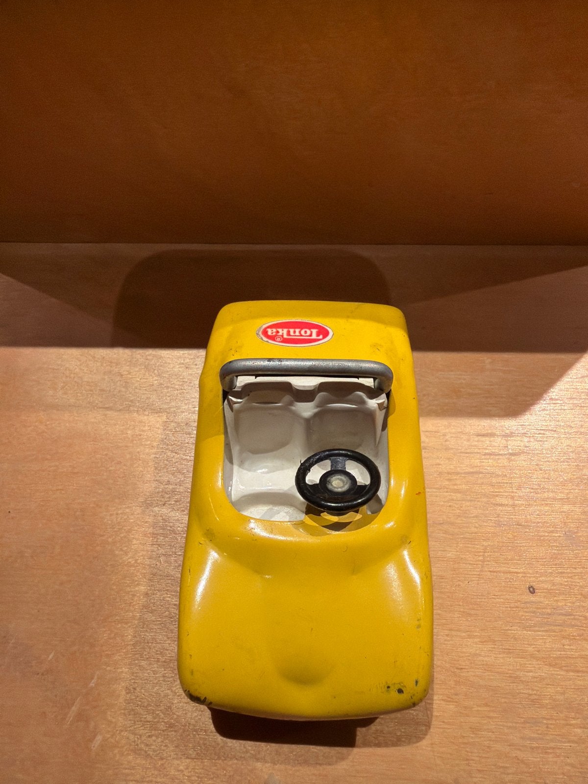 Vintage Tonka Gele Metalen Speelgoedauto - Made in U.S.A., Ophalen of Verzenden, Gebruikt