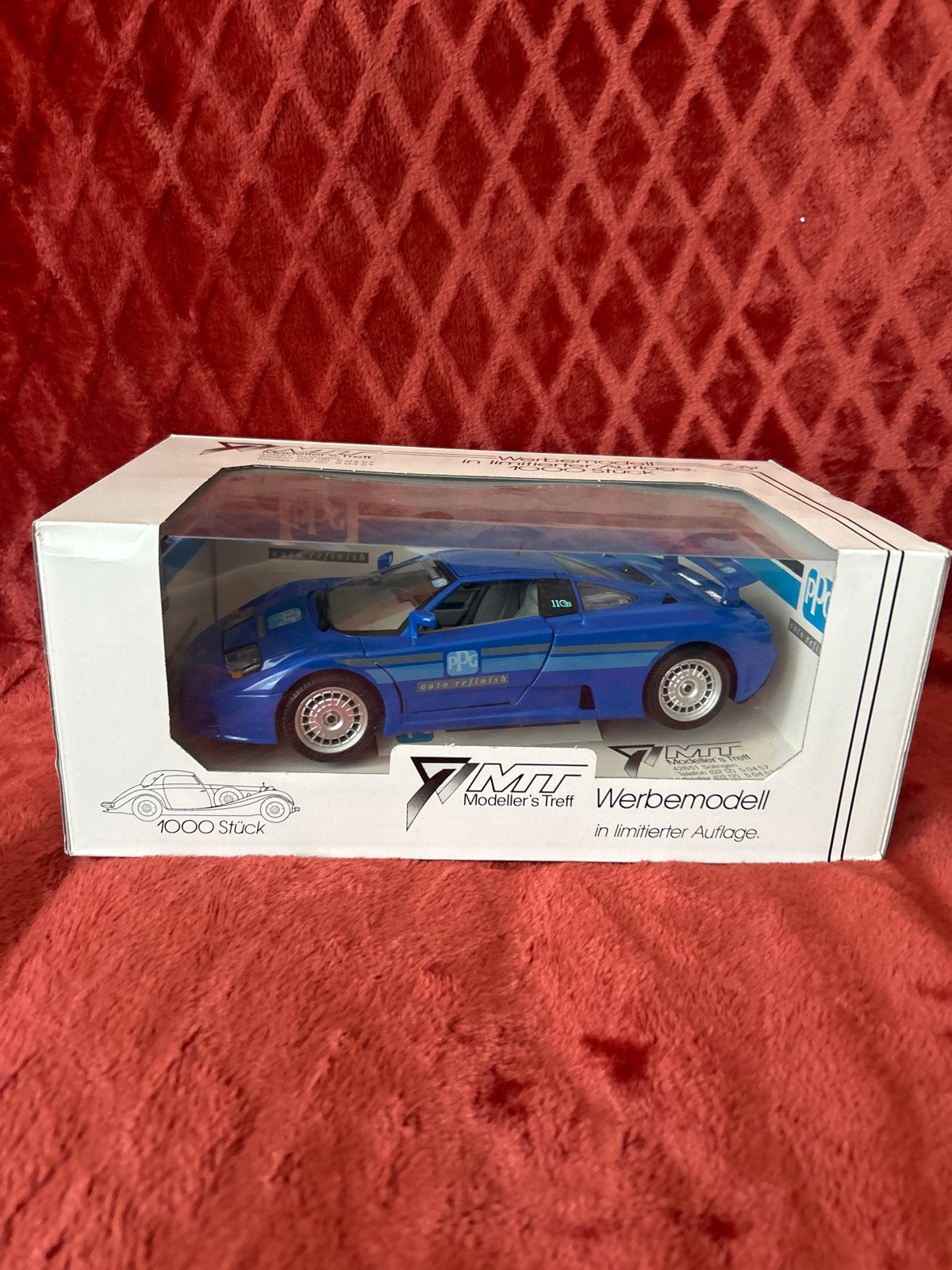 Bugatti EB110 Werbemodell 1:18 - Limited Edition, Ophalen of Verzenden, Nieuw, Auto, Overige merken