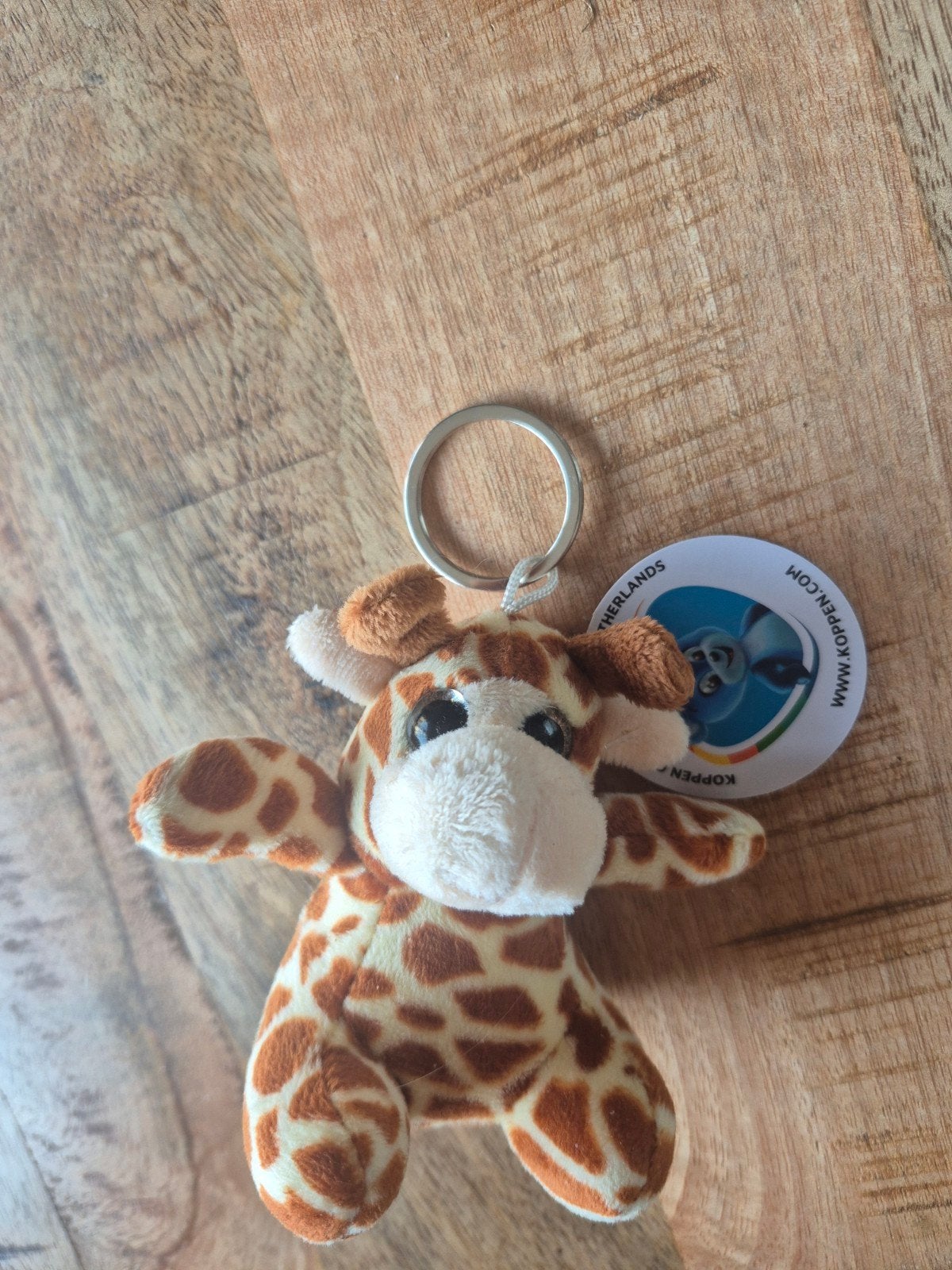 Nieuwe Giraffe Knuffel Sleutelhanger, Overige merken, Giraf, Nieuw, Ophalen of Verzenden