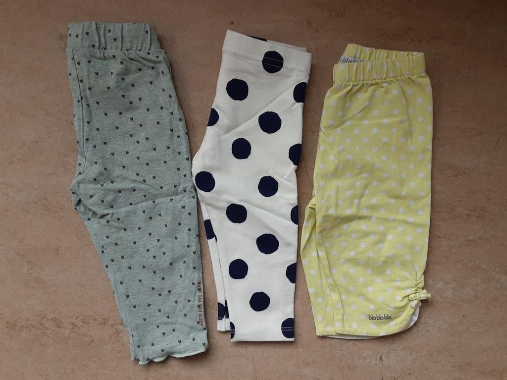 3x baby broekje legging maat 68, Ophalen of Verzenden, Gebruikt, Meisje, Broekje