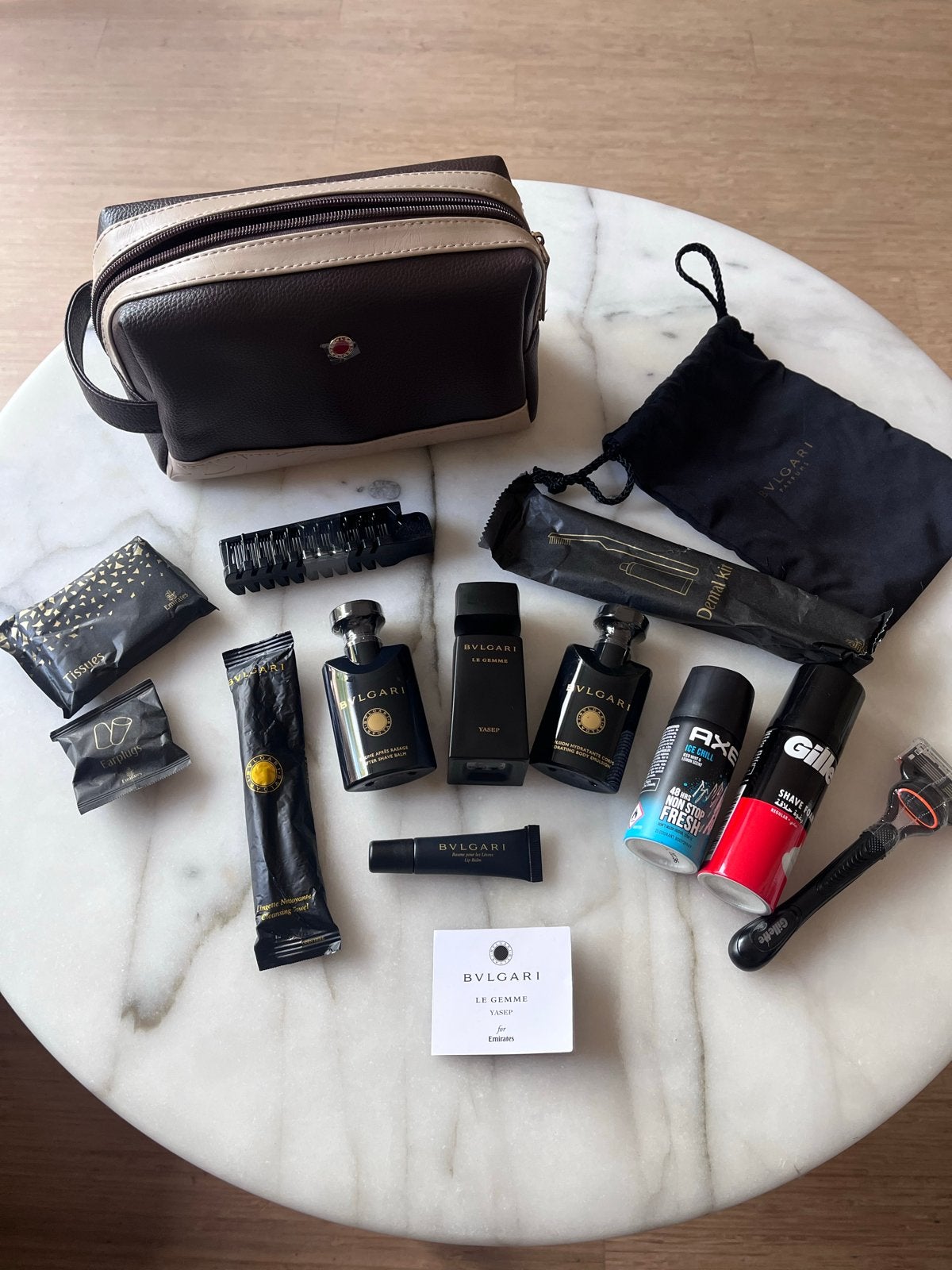 Emirates First Class Amenity Set Bvlgari Le Gemme Yasep, Ophalen of Verzenden, Nieuw